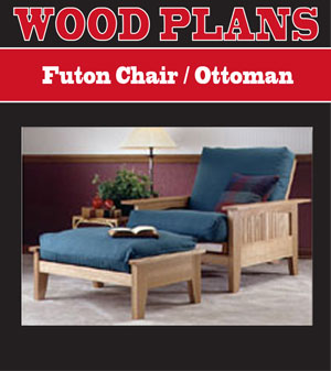 Futon Chair/Ottoman Woodworking Plan